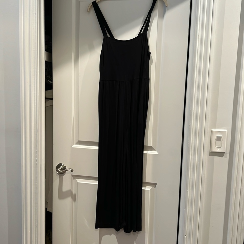 Black crepe madewell jumpsuit